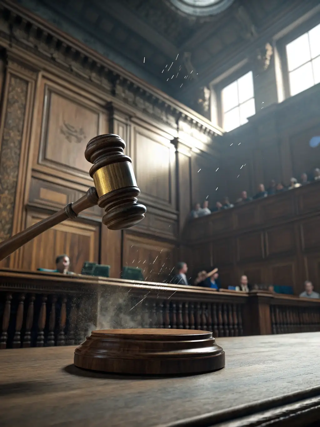 A professional setting with legal documents and a gavel, symbolizing civil law and the importance of contracts and claims.